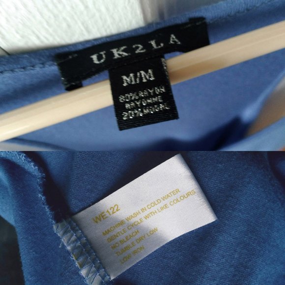 Blue Ultra Baggy Tank Top - Picture 2 of 2